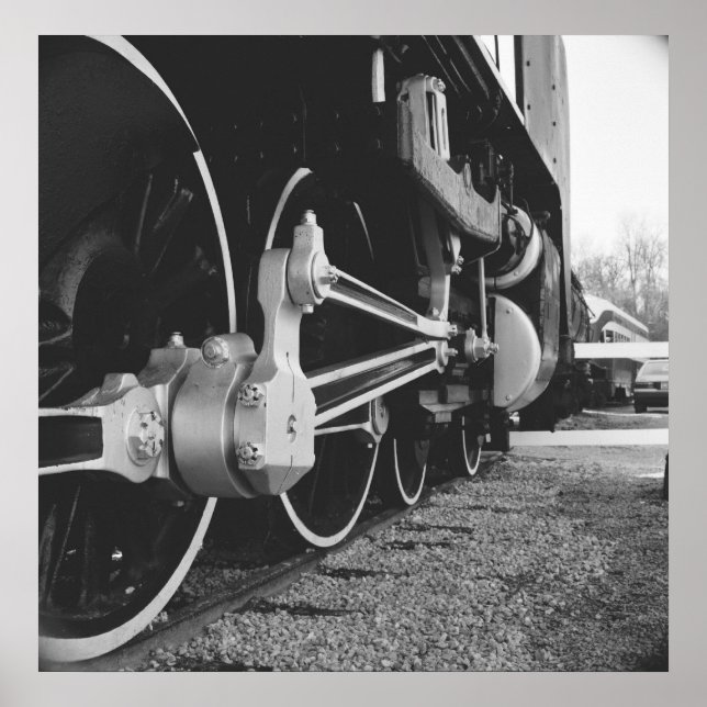 POSTER ROUES D'ACIER # 5 (Devant)