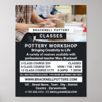 Roues Potter, Classes De Poterie, Potters Advert
