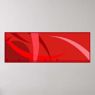 Poster rouge