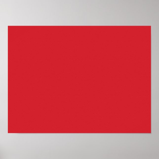 Poster rouge Amaranthe (couleur solide) (Devant)