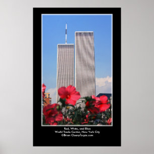 Poster Rouge, blanc, et bleu…