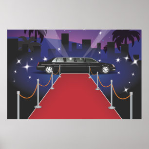 Poster Rouge Carpet Celebration Limo