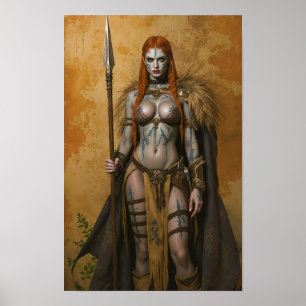 Poster Rouge Chaud