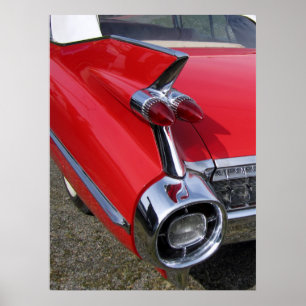 Poster Rouge Cinquante-Neuf
