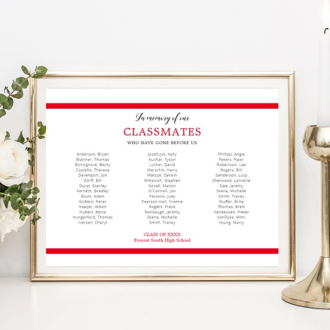 Poster Rouge En Mémoire De Nos Camarades Retrouvailles À  (Créateur téléchargé)