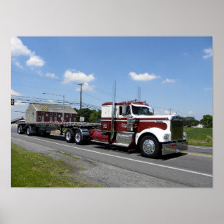 Poster rouge et blanc Otis W900A