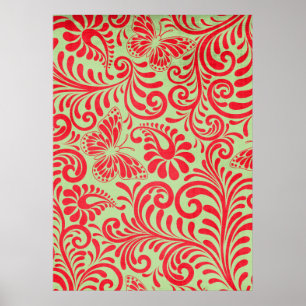 Poster Rouge vintage