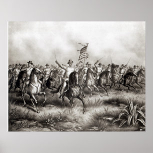 Poster Rough Riders : Colonel Theodore Roosevelt