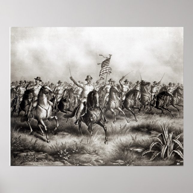Poster Rough Riders : Colonel Theodore Roosevelt (Devant)