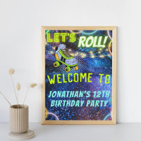 Rouleau à lueur Patinage Garçons Anniversaire Fête