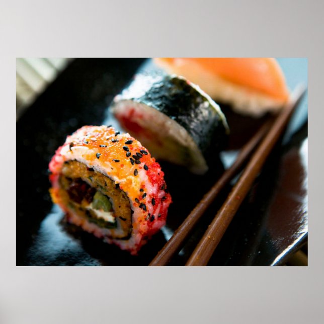 Poster Roulés de sushi (Devant)