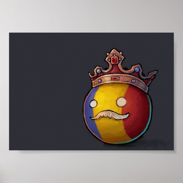 Poster Roumanie (Devant)