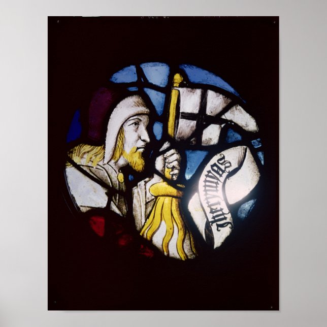 Poster Roundel du prophète Jérémie, 15ème siècle (Devant)