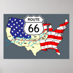 Poster Route 66