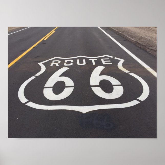 Poster Route 66 (Devant)