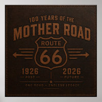 Route 66 Man Cave Garage Art Centenaire