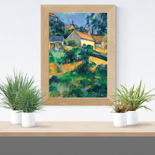 Poster Route à Montgeroult Paul Cezanne