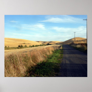 Poster Route de campagne