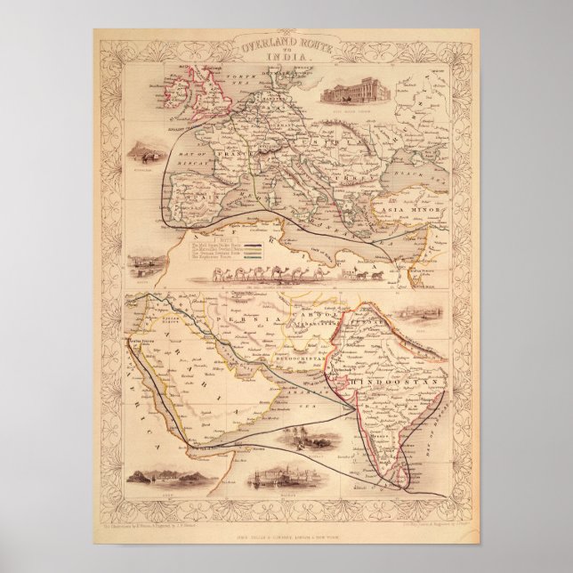 Poster Route de l'Inde (Devant)