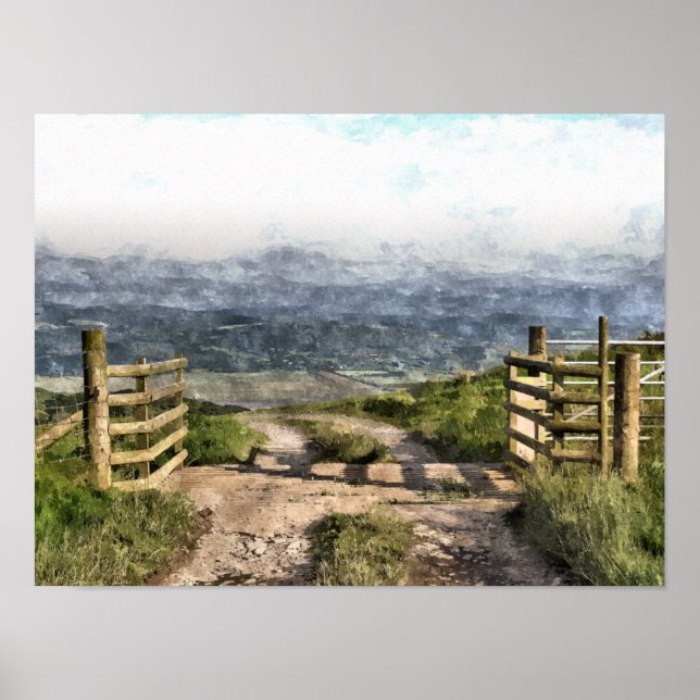POSTER ROUTE DE MONTAGNE (Devant)