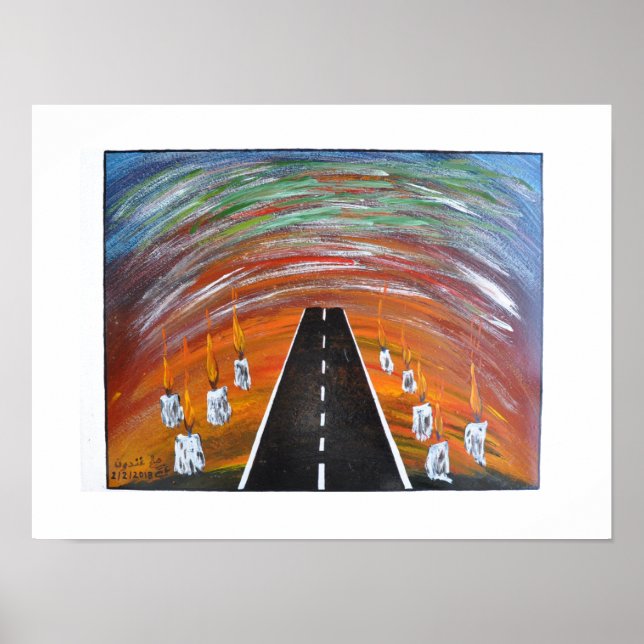 Poster Route de souffrance / Papier (Matte) (Devant)