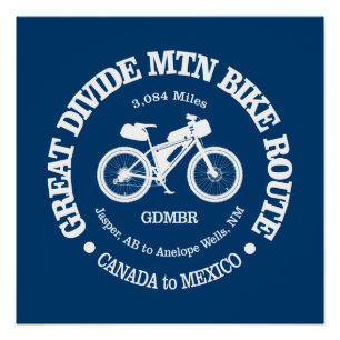 Poster Route des VTT Great Divide