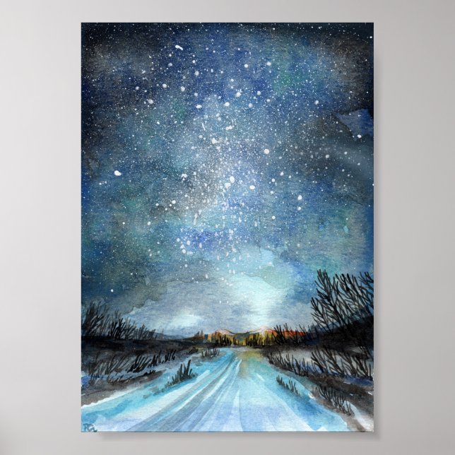 Poster Route d'hiver (Devant)