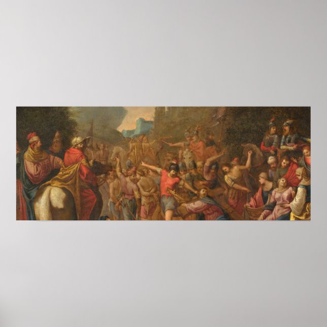 Poster Route du Calvaire - Cercle des Beaux-Arts Claude D (Devant)