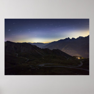 POSTER ROUTE ENTRE LA MONTAGNE