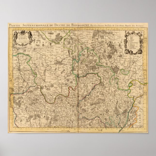 Poster Route romaine et champs de bataille (Devant)