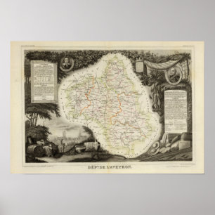 Poster Routes, villes, villes