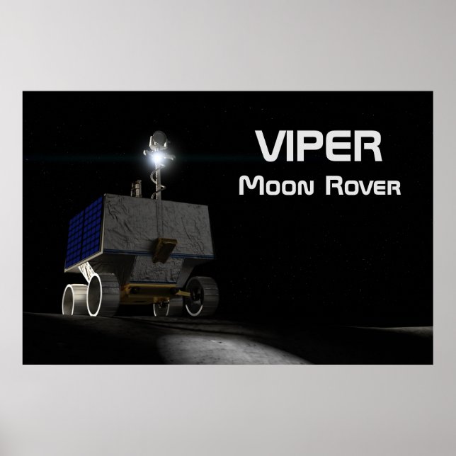 Poster Rover Lune VIPER (Devant)