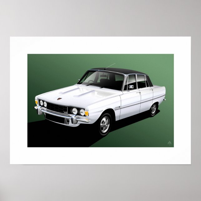 Poster Rover P6 3500 V8 (Devant)