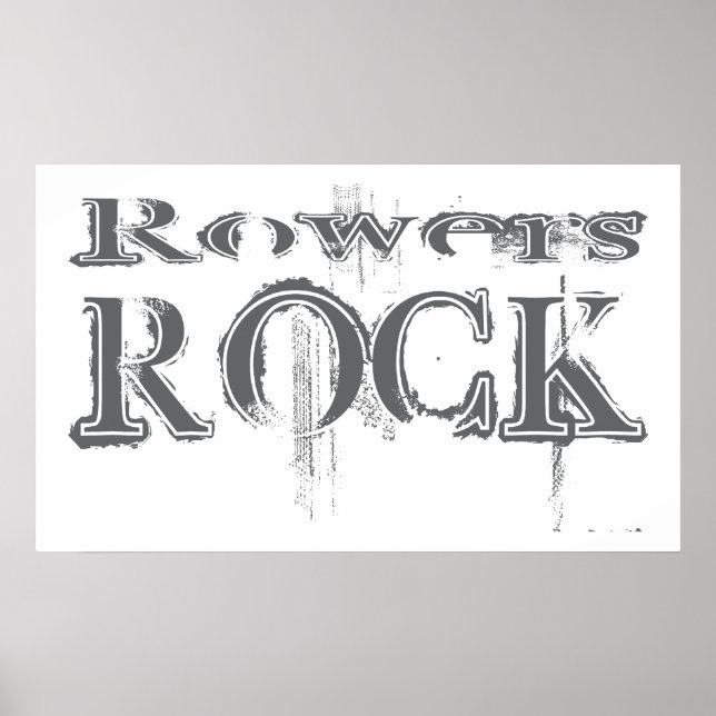 Poster Rowers Rock (Devant)