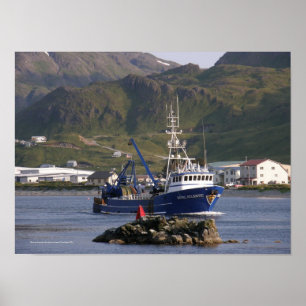 Poster Royal Atlantic, Fishing Trawler in Dutch Harbor