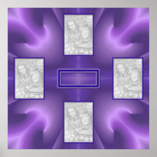Poster Royal Purple Delft 2