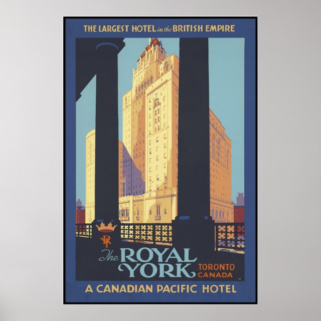 Poster Royal York Toronto Canada (Devant)