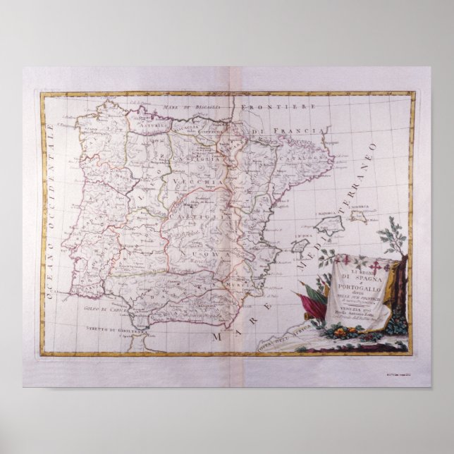 Poster Royaume d'Espagne (Devant)
