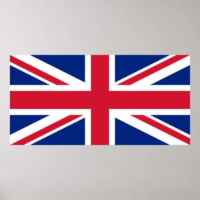 Poster Royaume-Uni (British Flag) (Union Jack) (Royaume-U (Devant)