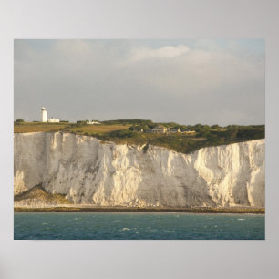 Poster Royaume-Uni, Dover. Les fameuses falaises blanches