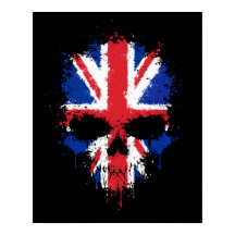 Royaume-Uni Splatter Skull