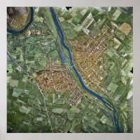 Royersford Spring City PA 1946 Carte aérienne