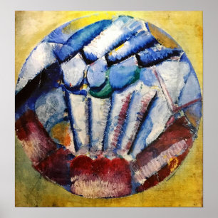 Poster Rozanova - Composition des couleurs 1914