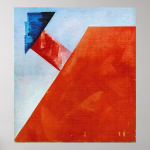 Poster Rozanova - Composition non objective 1917