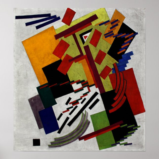 Poster Rozanova - Suprematisme 1916 (Devant)