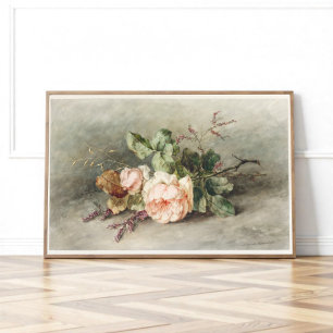 Poster Rozen by Margaretha Roosenboom
