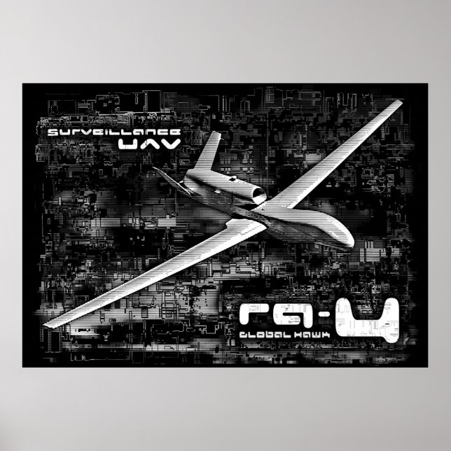 Poster RQ-4 Global Hawk (Devant)