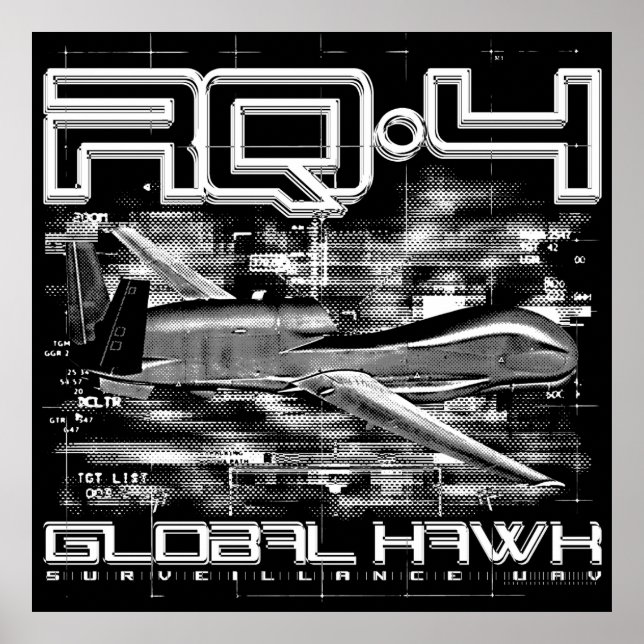 Poster RQ-4 Global Hawk (Devant)
