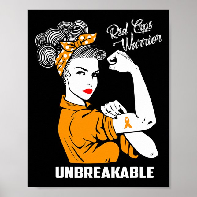 Poster Rsd Crps Guerrier Indestructible Rsd Crps Sensibil (Devant)