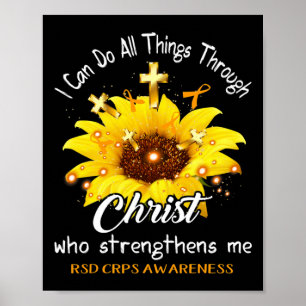 Poster Rsd Crps Guerrier Je Peux Faire Tout